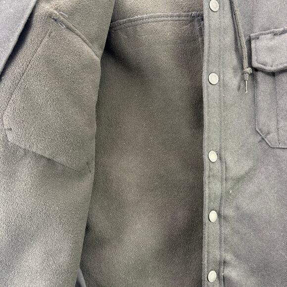 Dickies Black Quilted Insulated Flannel Shirt Jacket with Hood Size L/G (42-44) - Picture 12 of 13